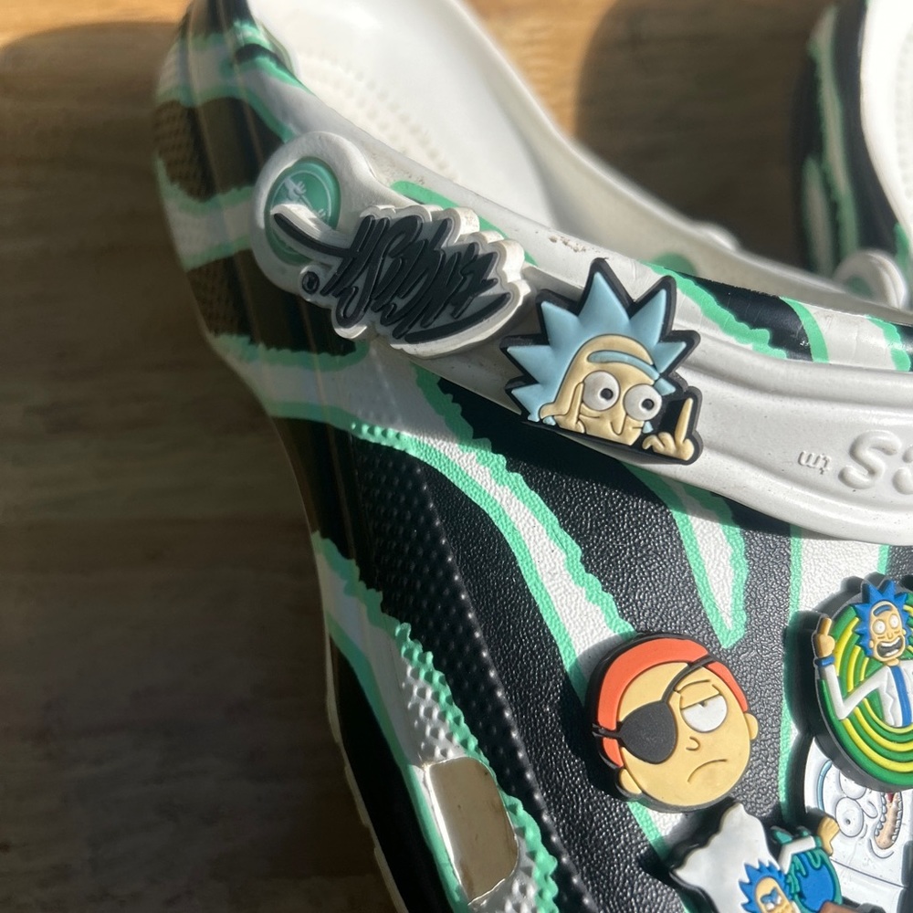 Rick And Morty Art Basel Custom Crocs - image 6